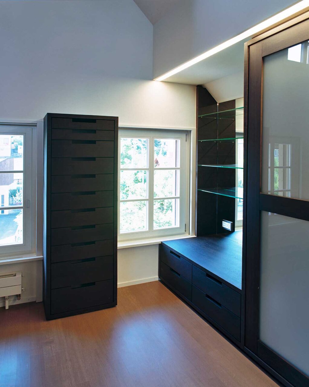 Dorfstrasse Feusisberg, Ankleide, marty architektur