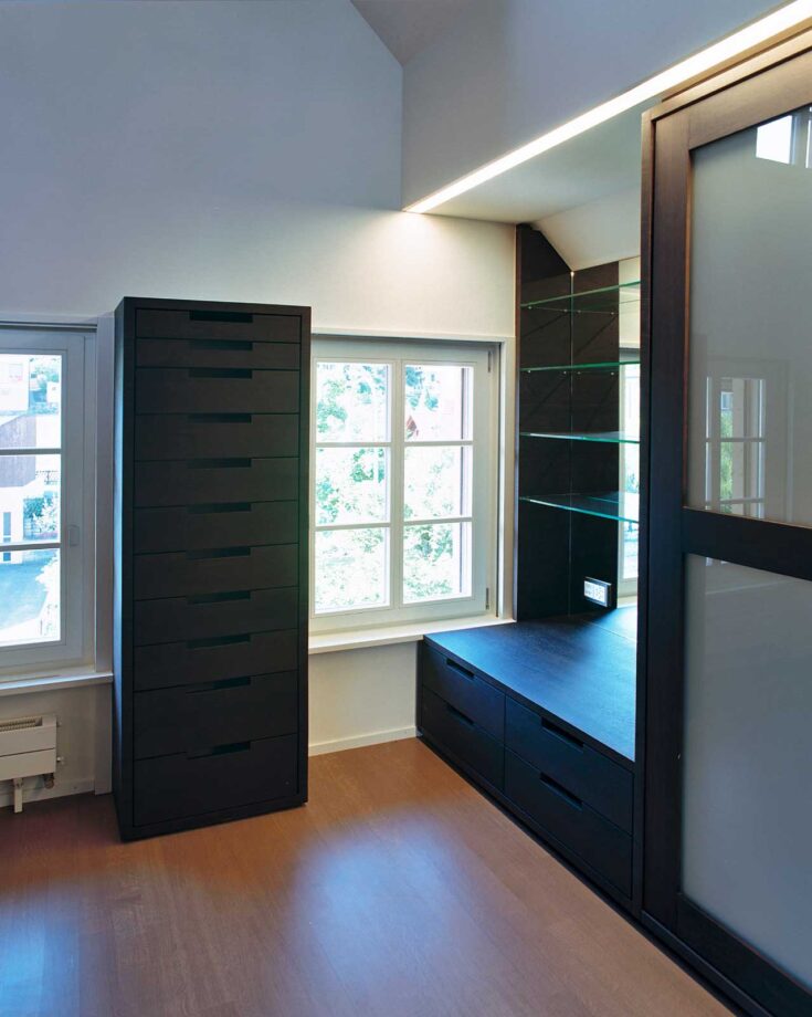 Dorfstrasse Feusisberg, Ankleide, marty architektur