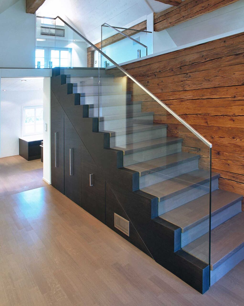 Dorfstrasse Feusisberg, Treppe, marty architektur