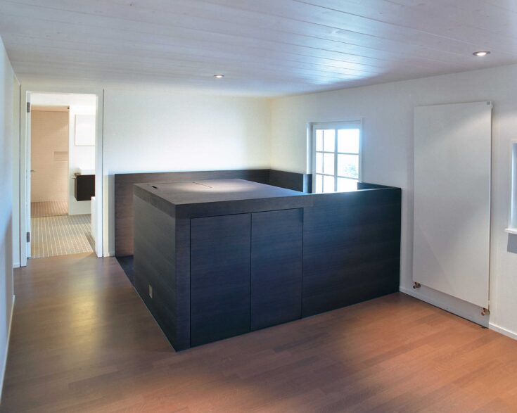 Dorfstrasse Feusisberg, Treppenaufgang, marty architektur