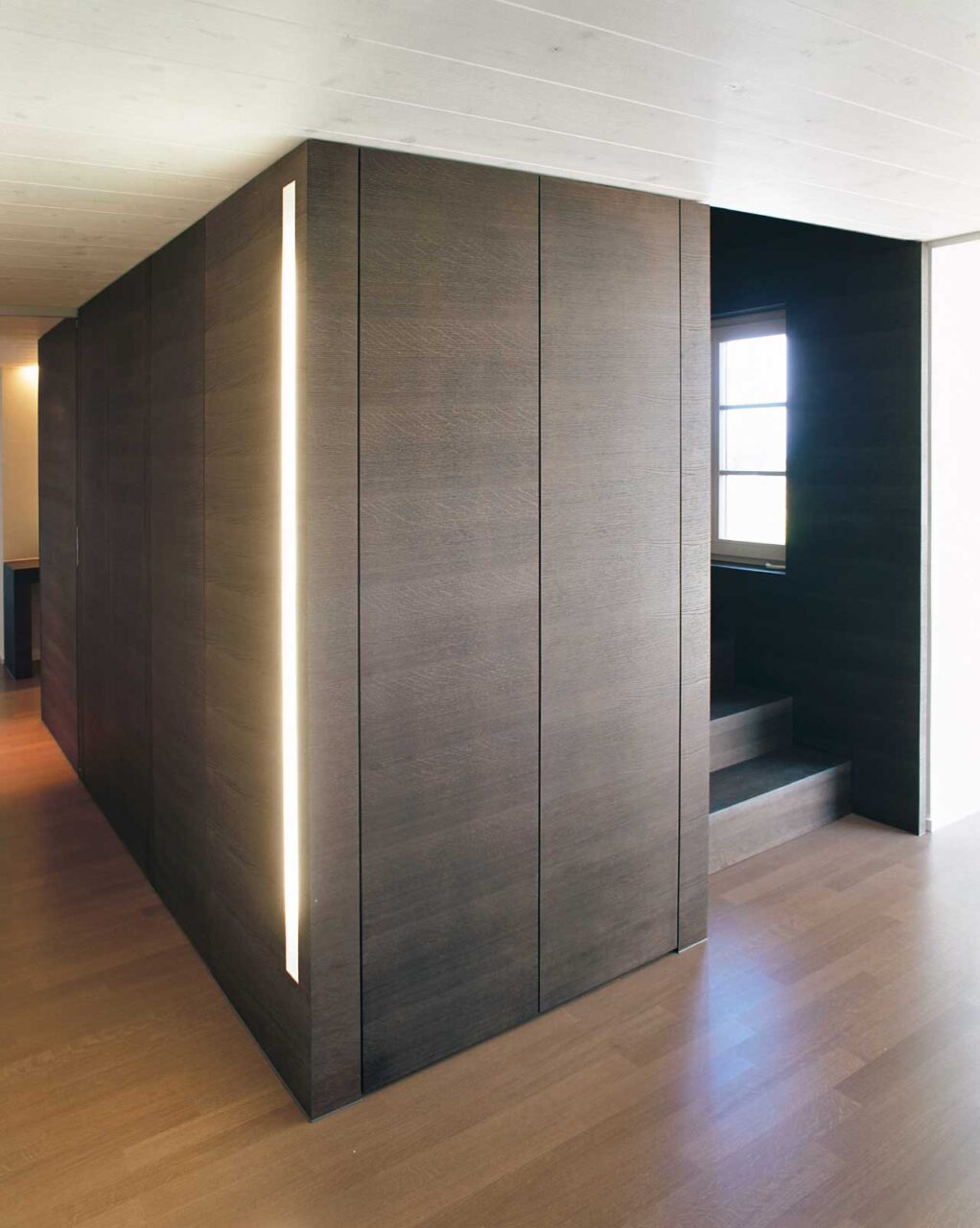 Dorfstrasse Feusisberg, Treppenaufgang, marty architektur