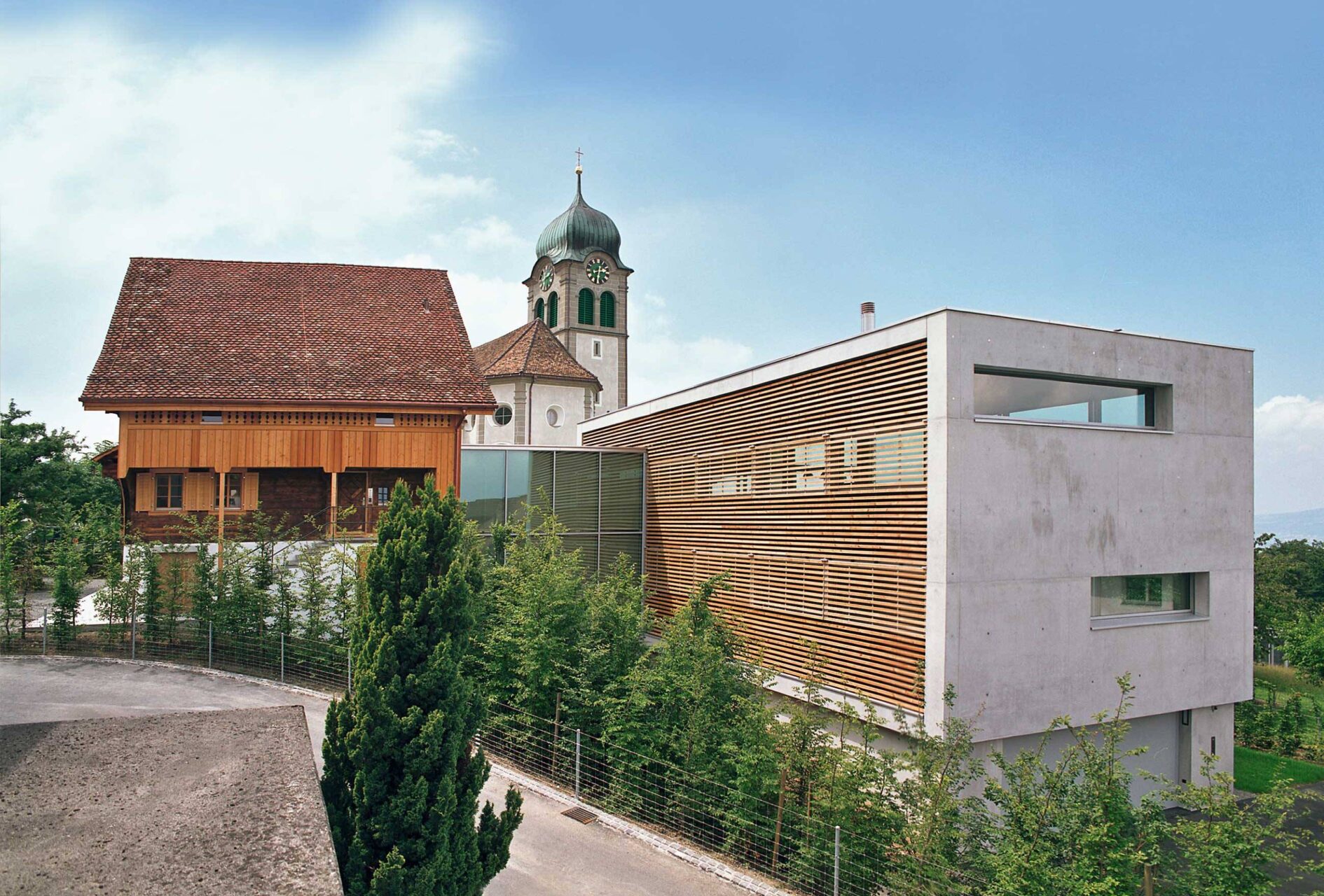 Dorfstrasse Feusisberg, Aussenaufnahme, marty architektur