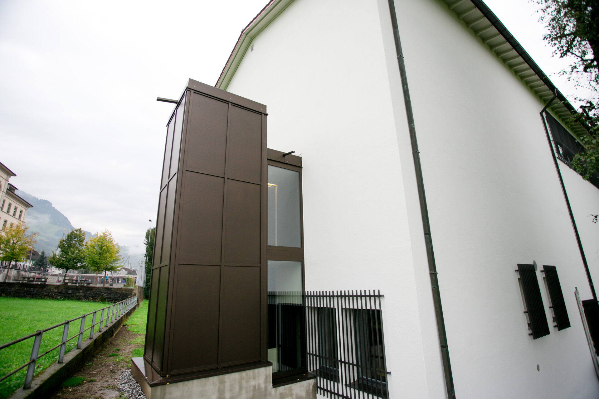 Bundesbriefmuseum Schwyz, Aussenaufnahme, marty architektur