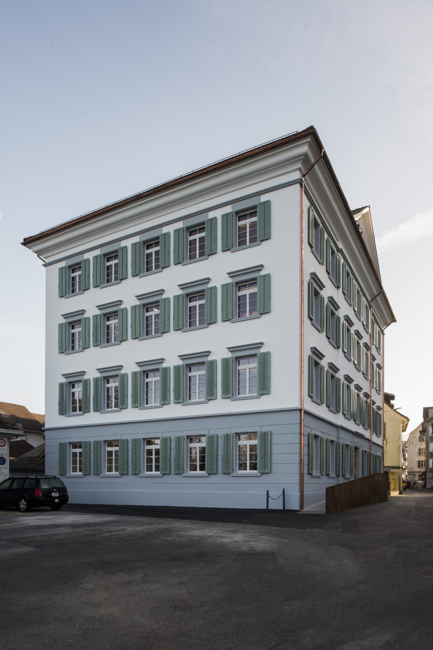 Gemeindehaus Lachen, Aussenaufnahme, marty architektur