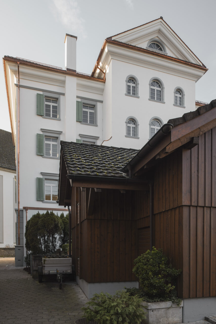Gemeindehaus Lachen, Aussenaufnahme, marty architektur