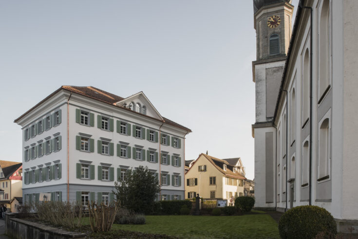 Gemeindehaus Lachen, Aussenaufnahme, marty architektur