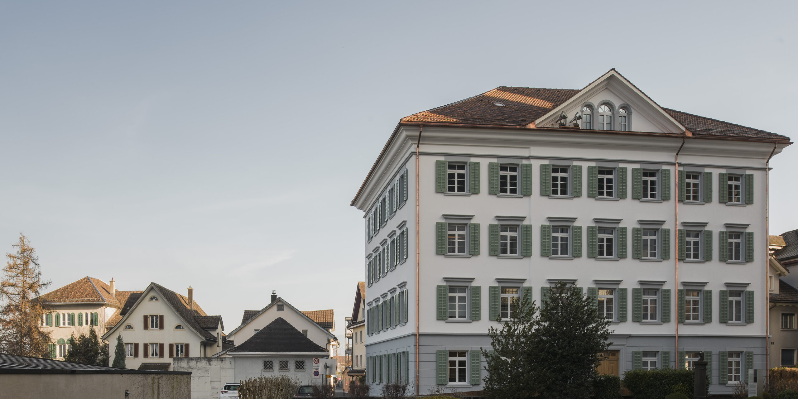 Gemeindehaus Lachen, Aussenaufnahme, marty architektur