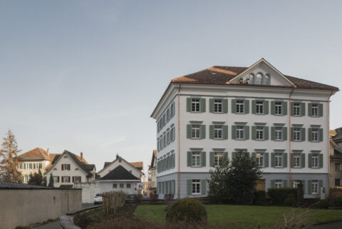 Gemeindehaus Lachen, Aussenaufnahme, marty architektur