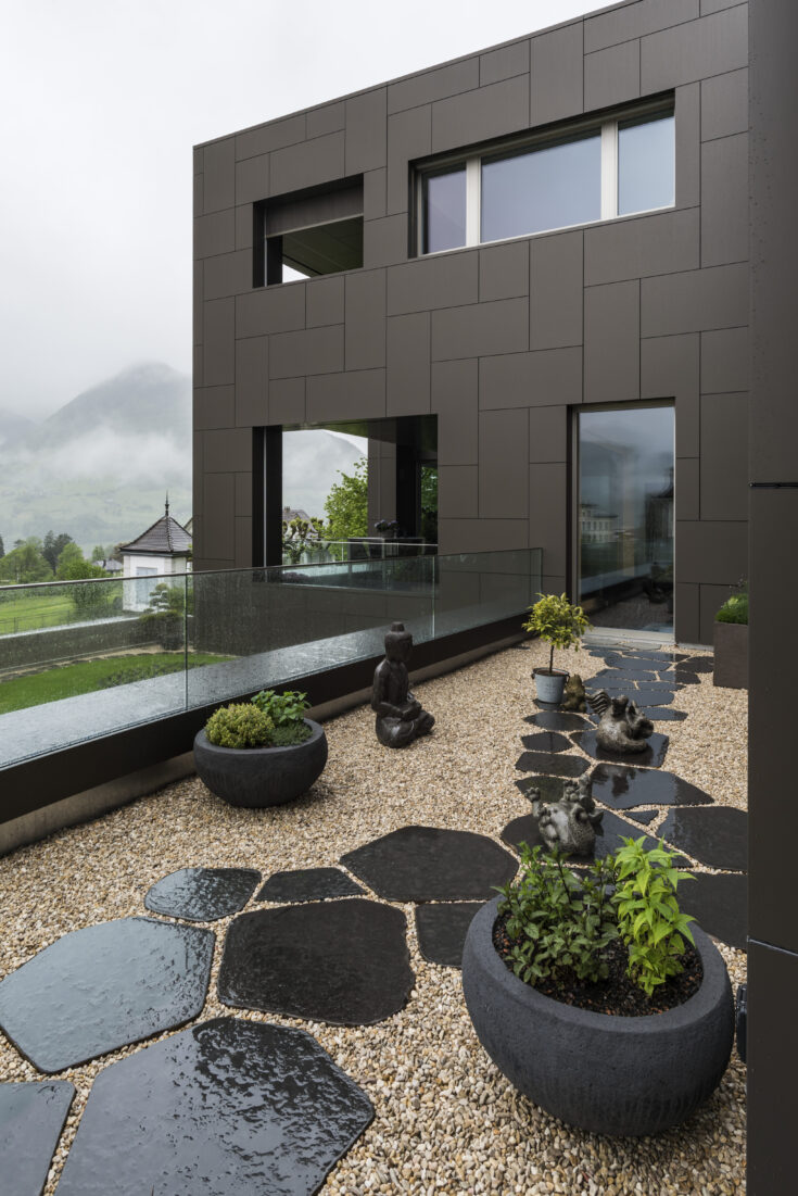 Herrengasse Schwyz, Terrasse, marty architektur