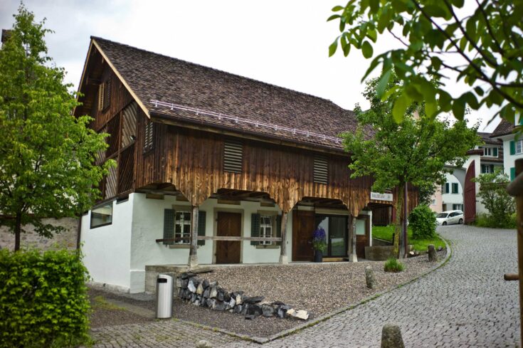 Ital Reding Haus Schwyz, Aussenaufnahme, marty architektur