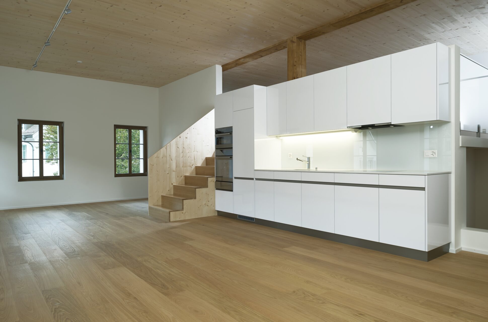 Lehnhof Altdorf, Wohnung Küche, marty architektur