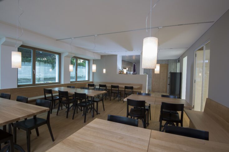 Lehnhof Altdorf, Restaurant, marty architektur