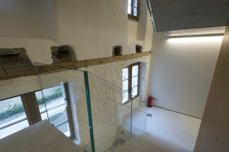Lehnhof Altdorf, Treppenhaus, marty architektur
