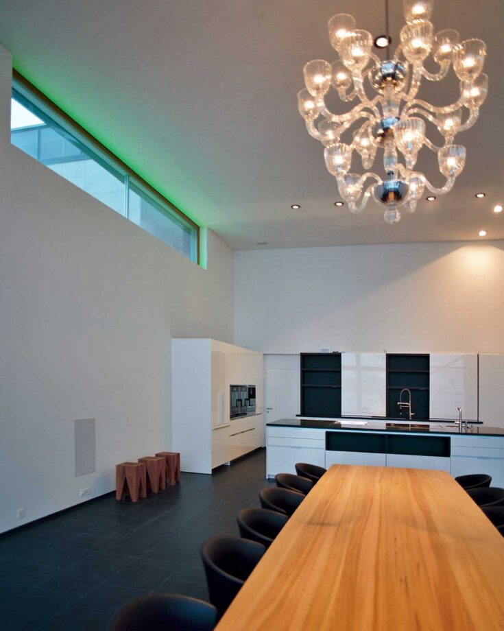 Luzernerstrasse Küssnacht, Küche und Essbereich, marty architektur