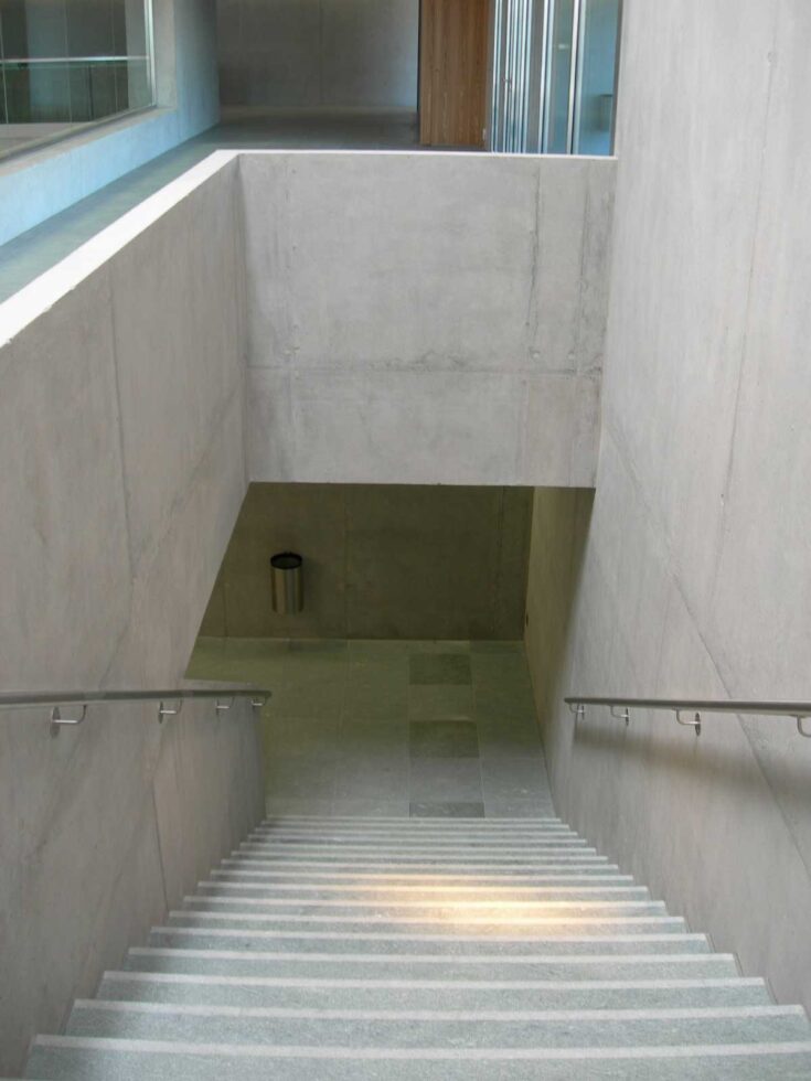 Mehrzweckhalle Schindellegi, Treppe, marty architektur