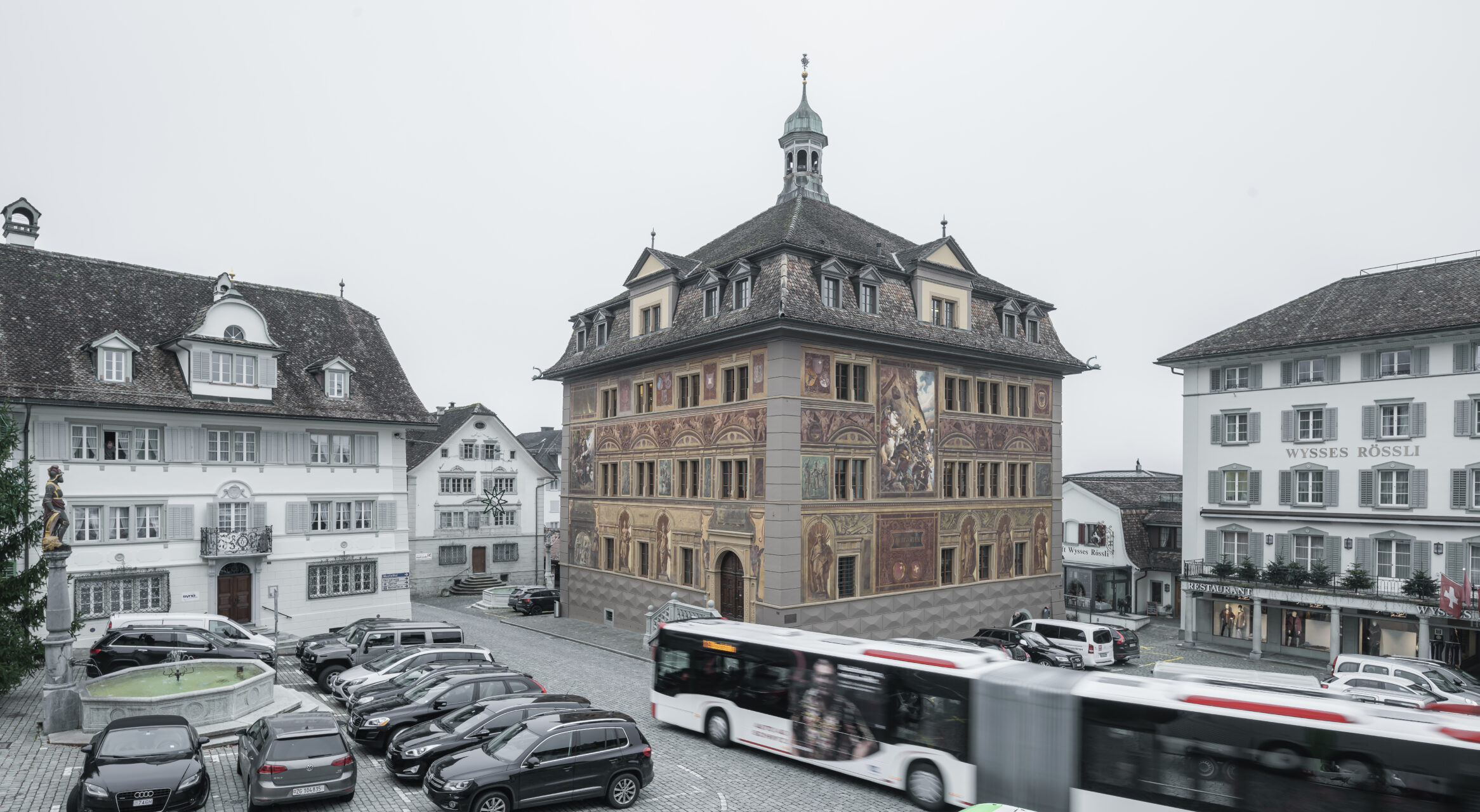 Rathaus Schwyz, Aussenaufnahme, marty architektur