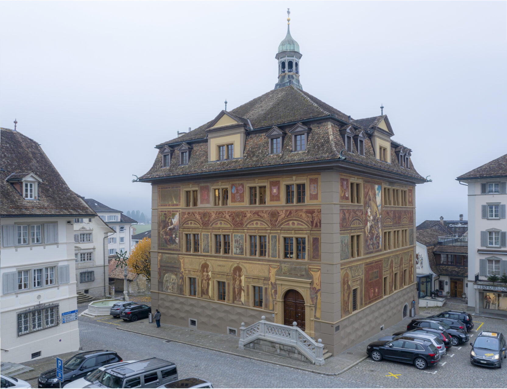 Rathaus Schwyz, Aussenaufnahme, marty architektur