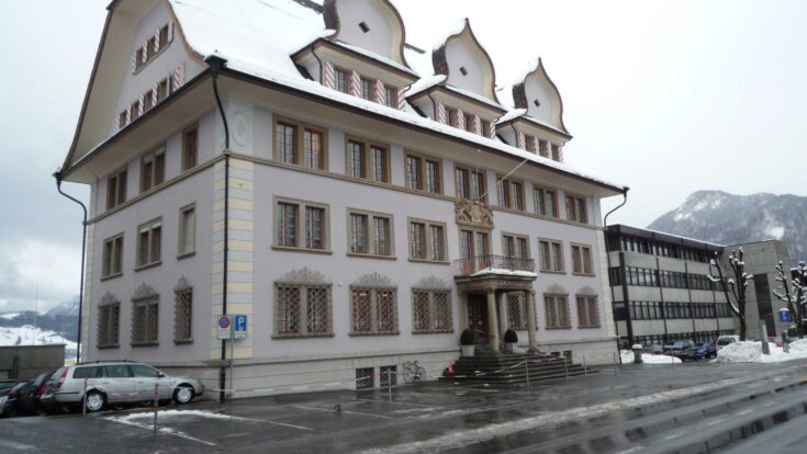 Regierungsgebäude Schwyz, Aussenaufnahme, marty architektur