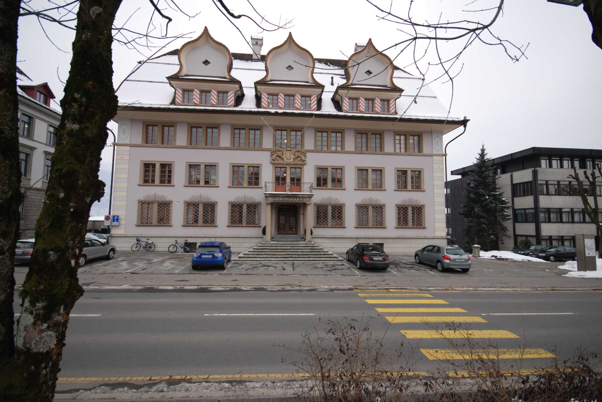 Regierungsgebäude Schwyz, Aussenaufnahme, marty architektur