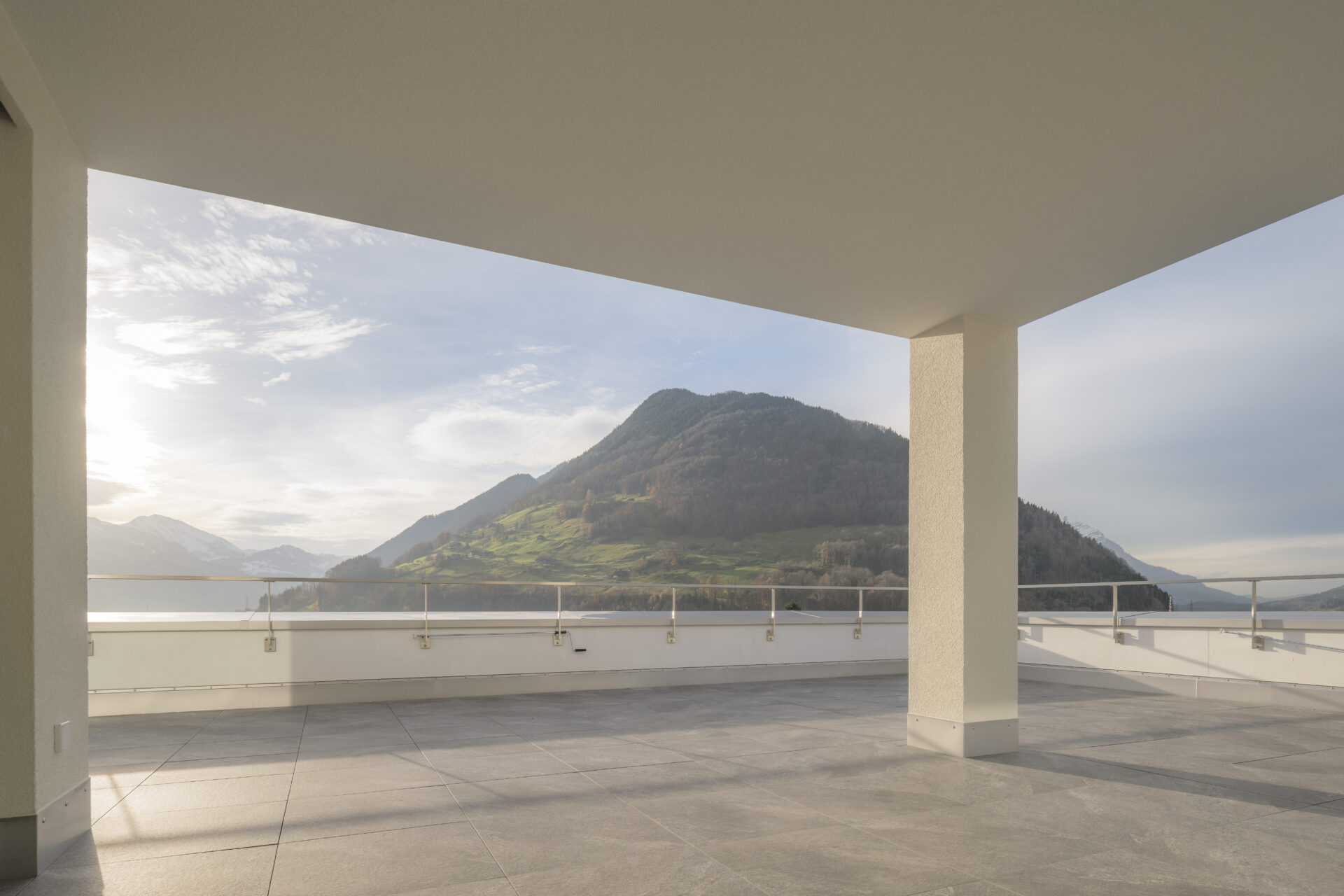 Stelzli Seewen, Dachterrasse, marty architektur