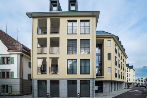 Schlössli Lachen Neubau, Aussenaufnahme, marty architektur