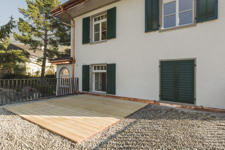 St. Martinsstrasse Schwyz, Terrasse, marty architektur