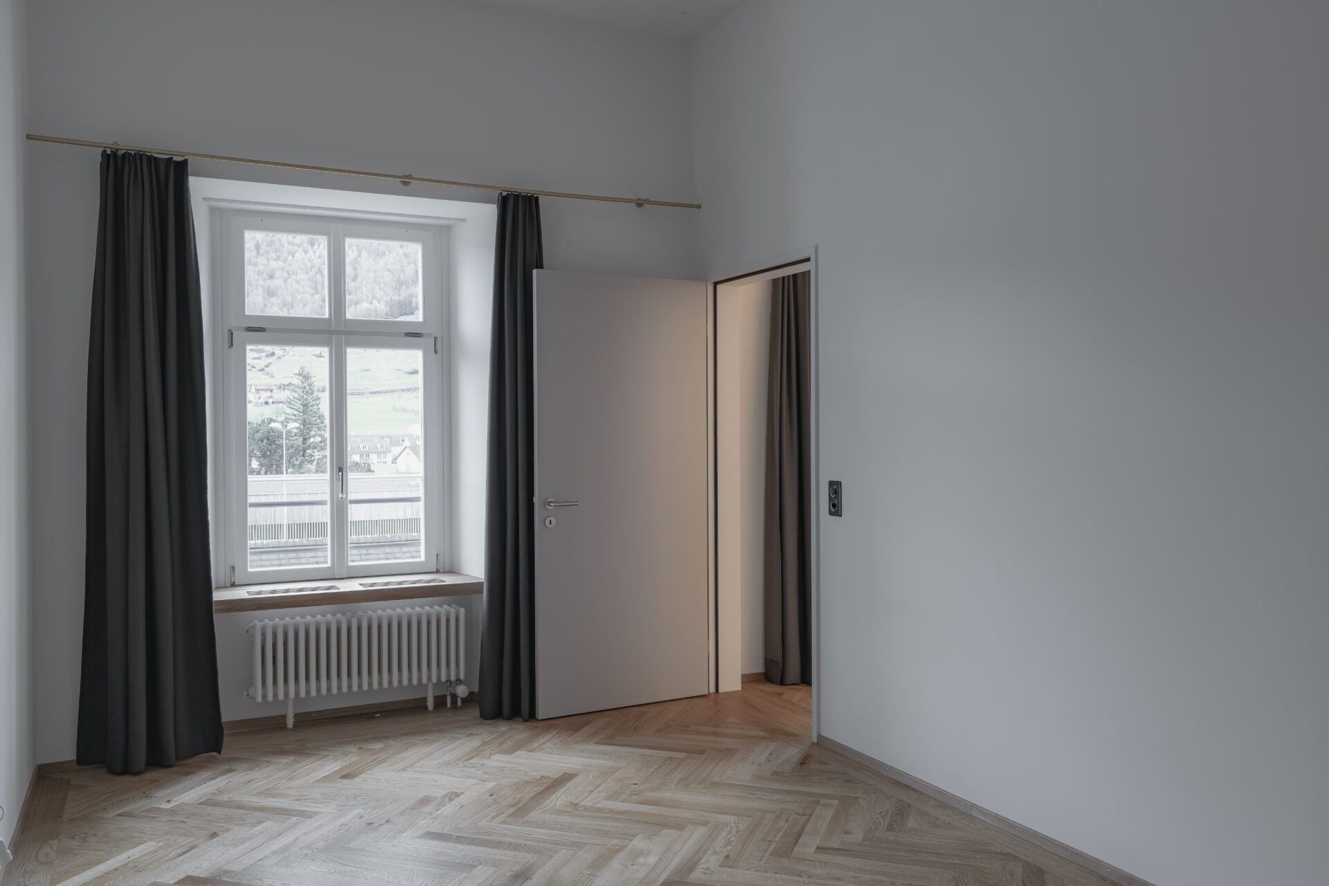 Hofmatt Arth, Alterswohnung Zimmer, marty architektur