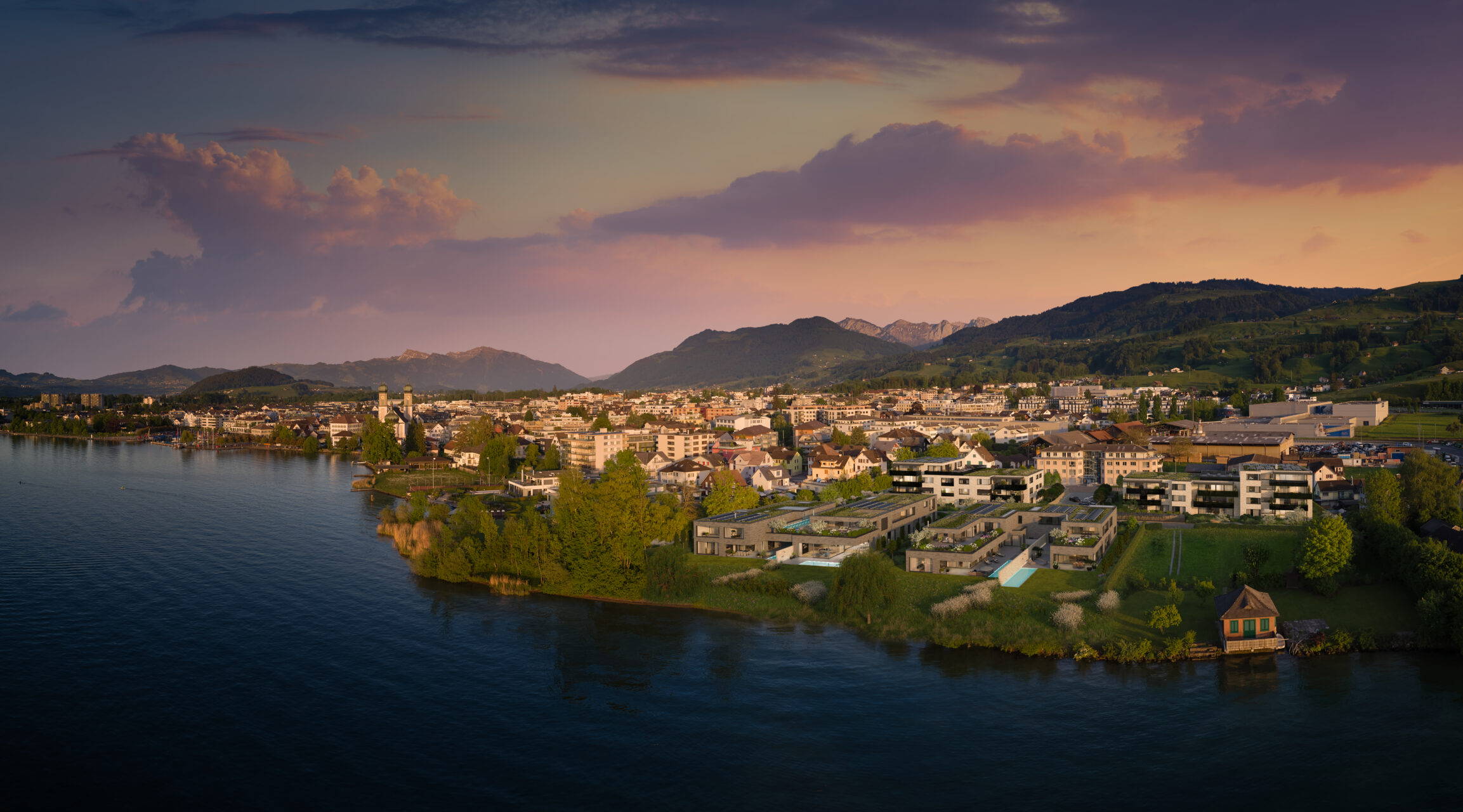 Seegüetli Lachen, Aussenvisualisierung, marty architektur