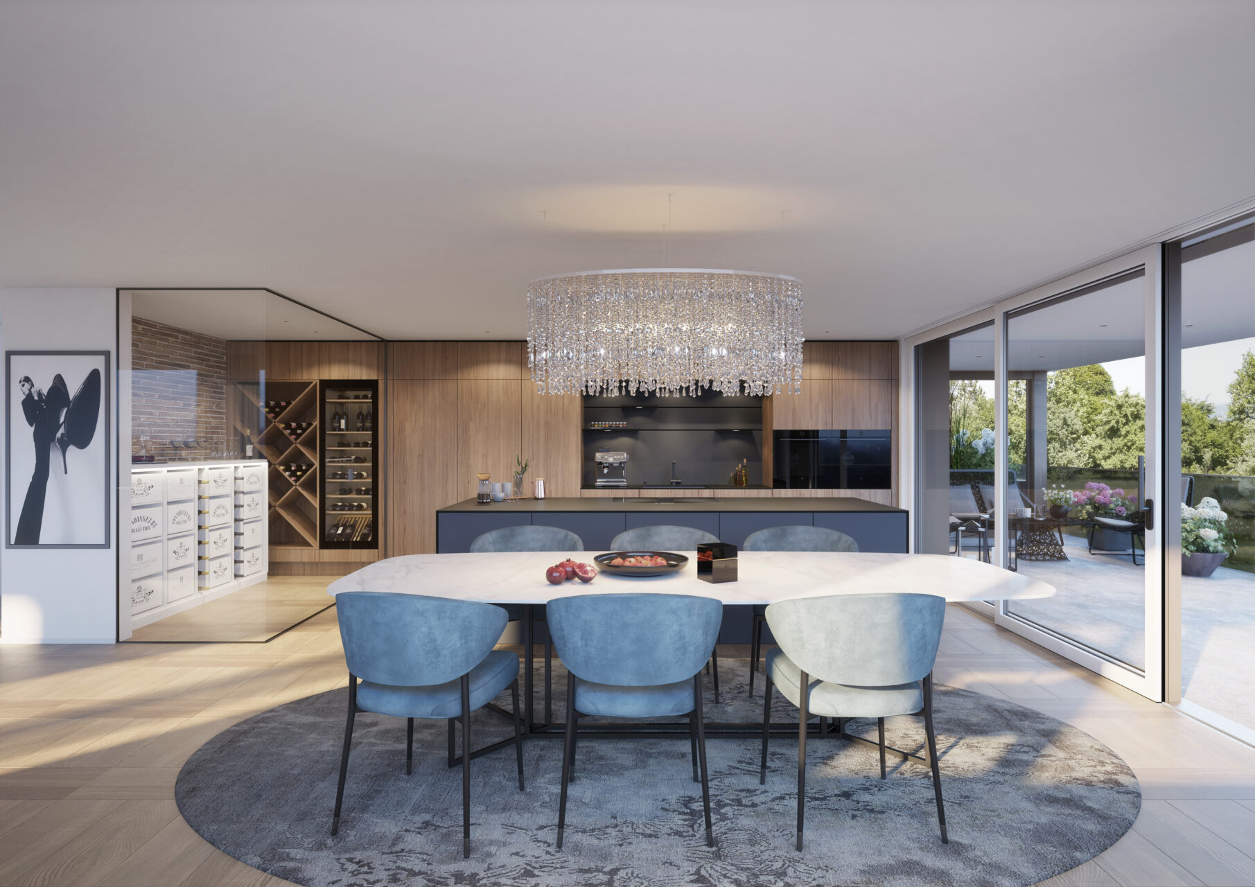 Seegüetli Lachen, Innenvisualisierung, marty architektur