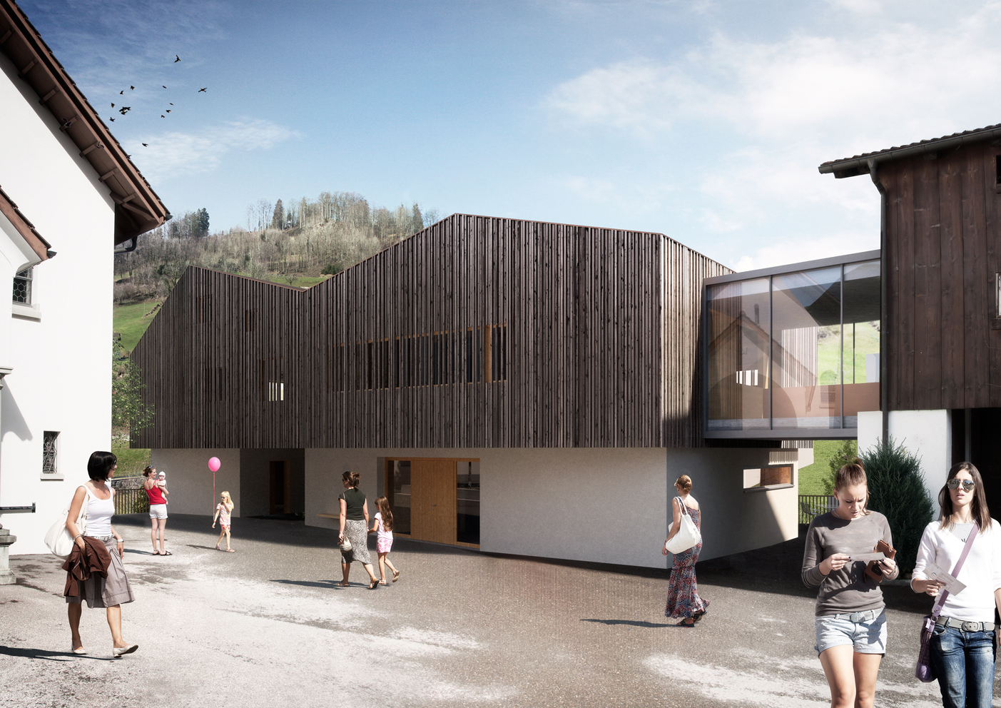 Sigristenhaus Illgau, Visualisierung, marty architektur