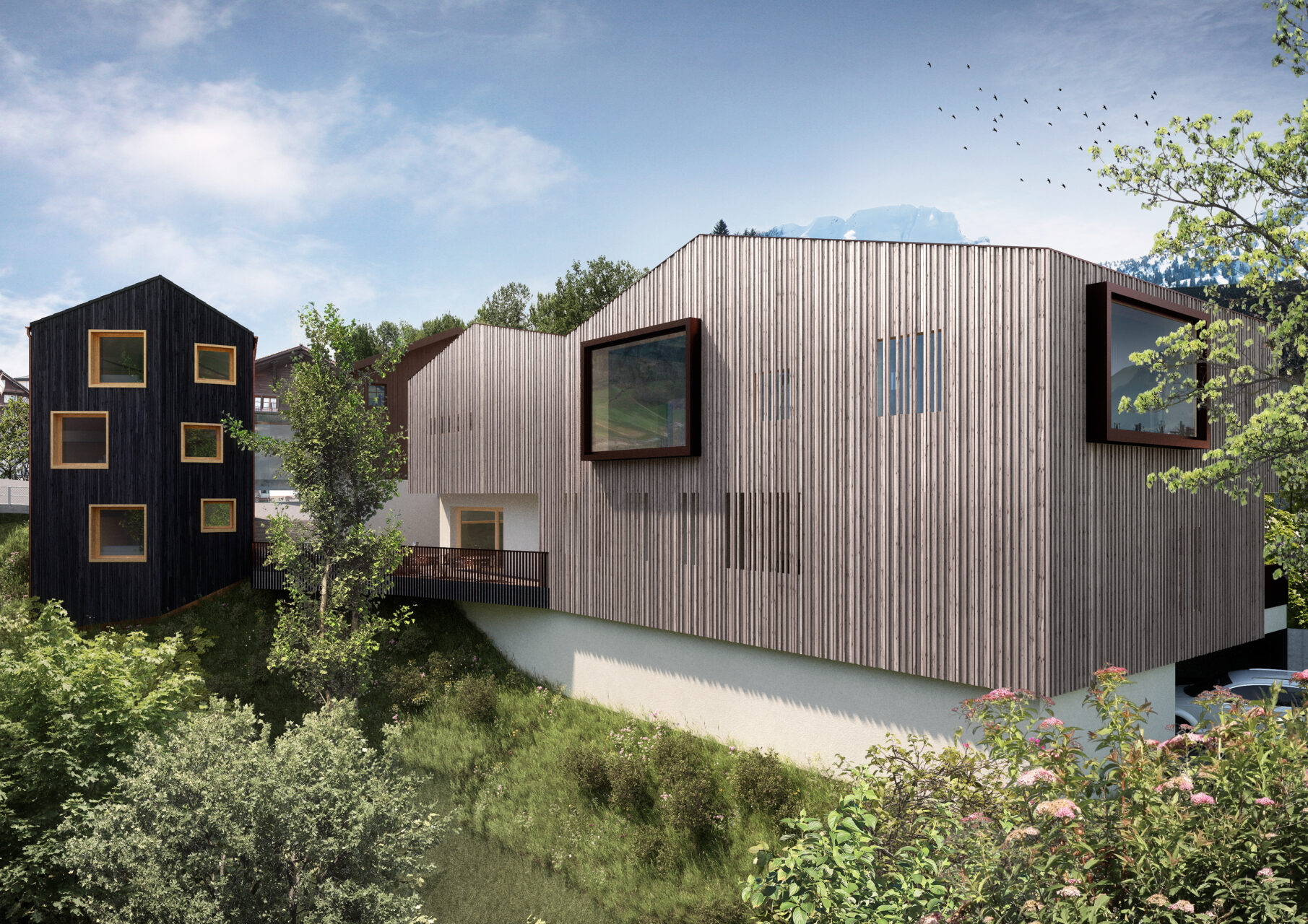 Sigristenhaus Illgau, Visualisierung, marty architektur