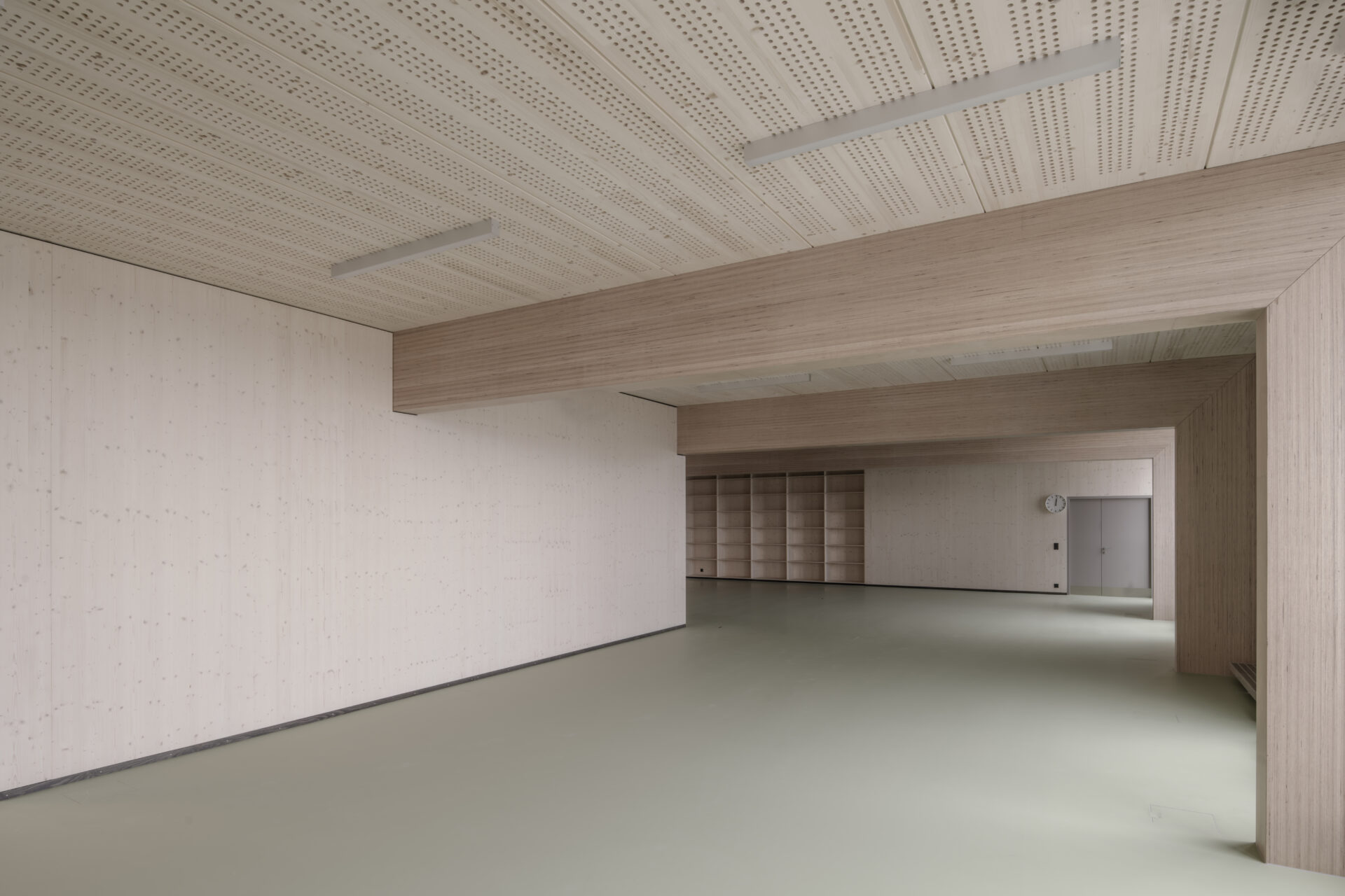 Dreifachturnhalle Pfäffikon, Kraftraum, marty architektur