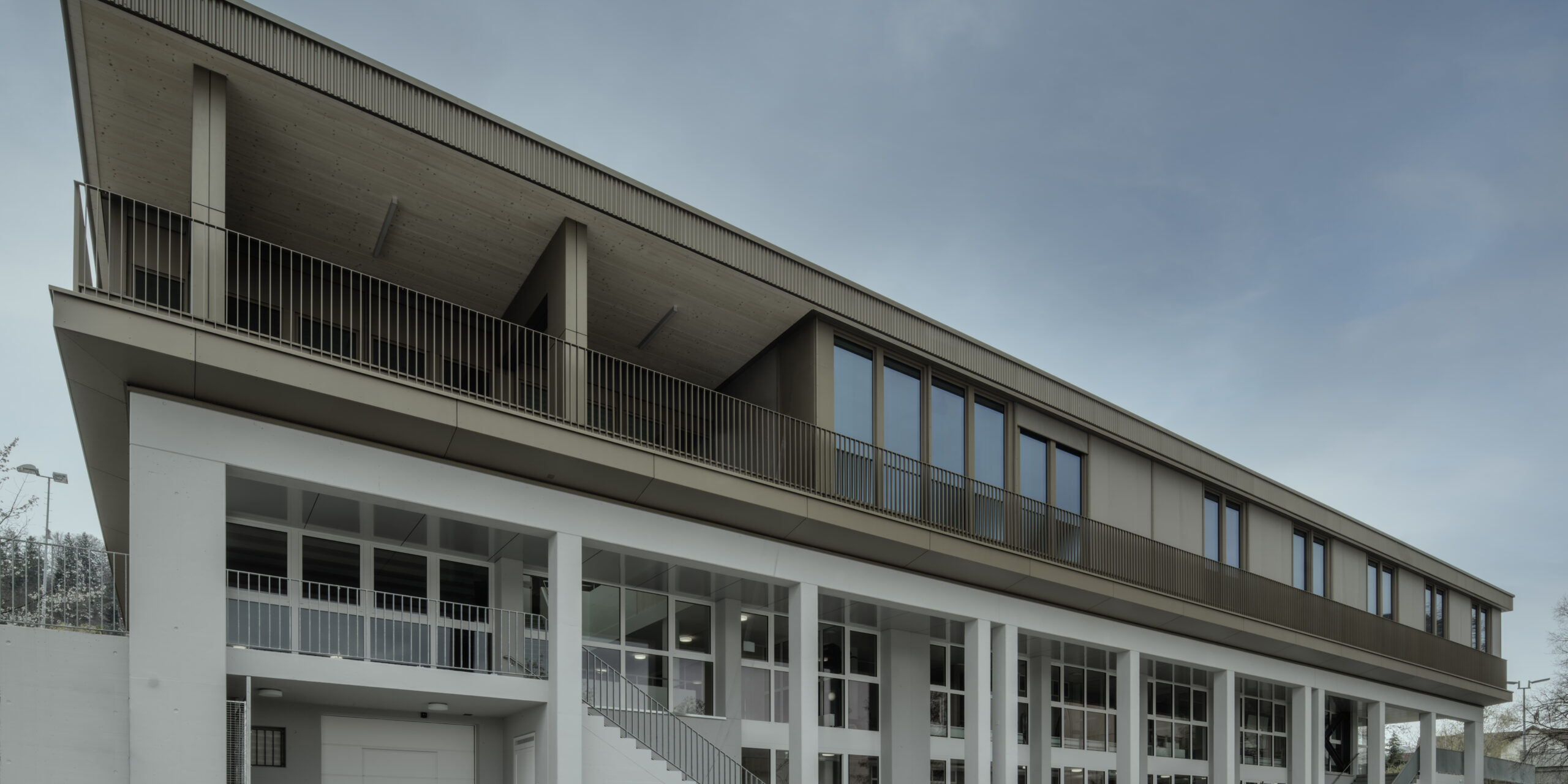 Dreifachturnhalle Pfäffikon, Schlussfoto, marty architektur