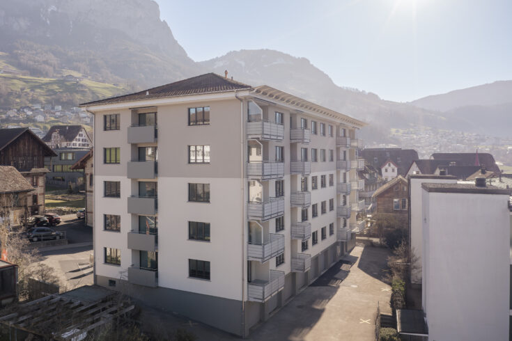 Riedstrasse Schwyz, Aussenaufnahme, marty architektur