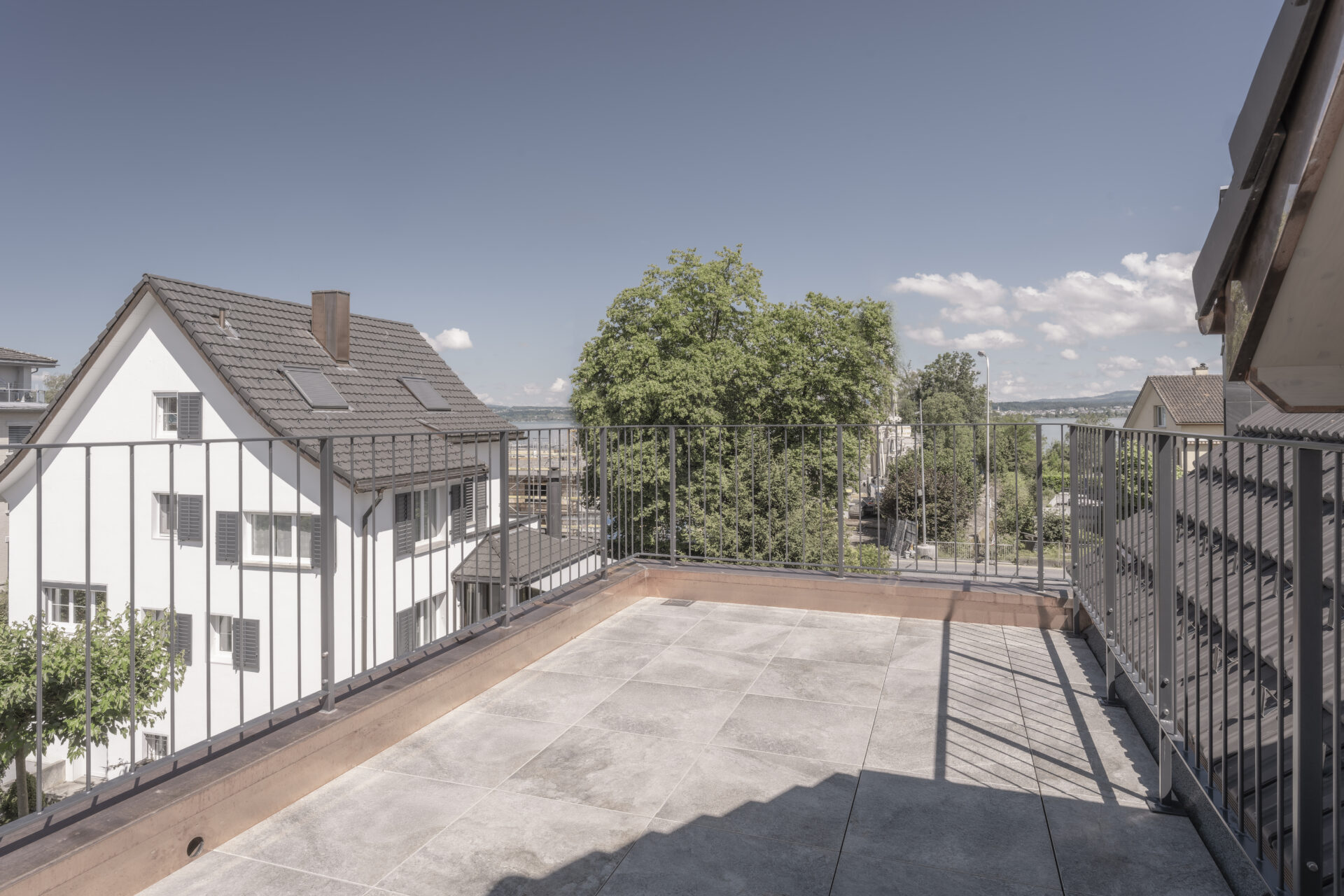Zürcherstrasse Lachen, Terrasse mit Aussicht, marty architektur