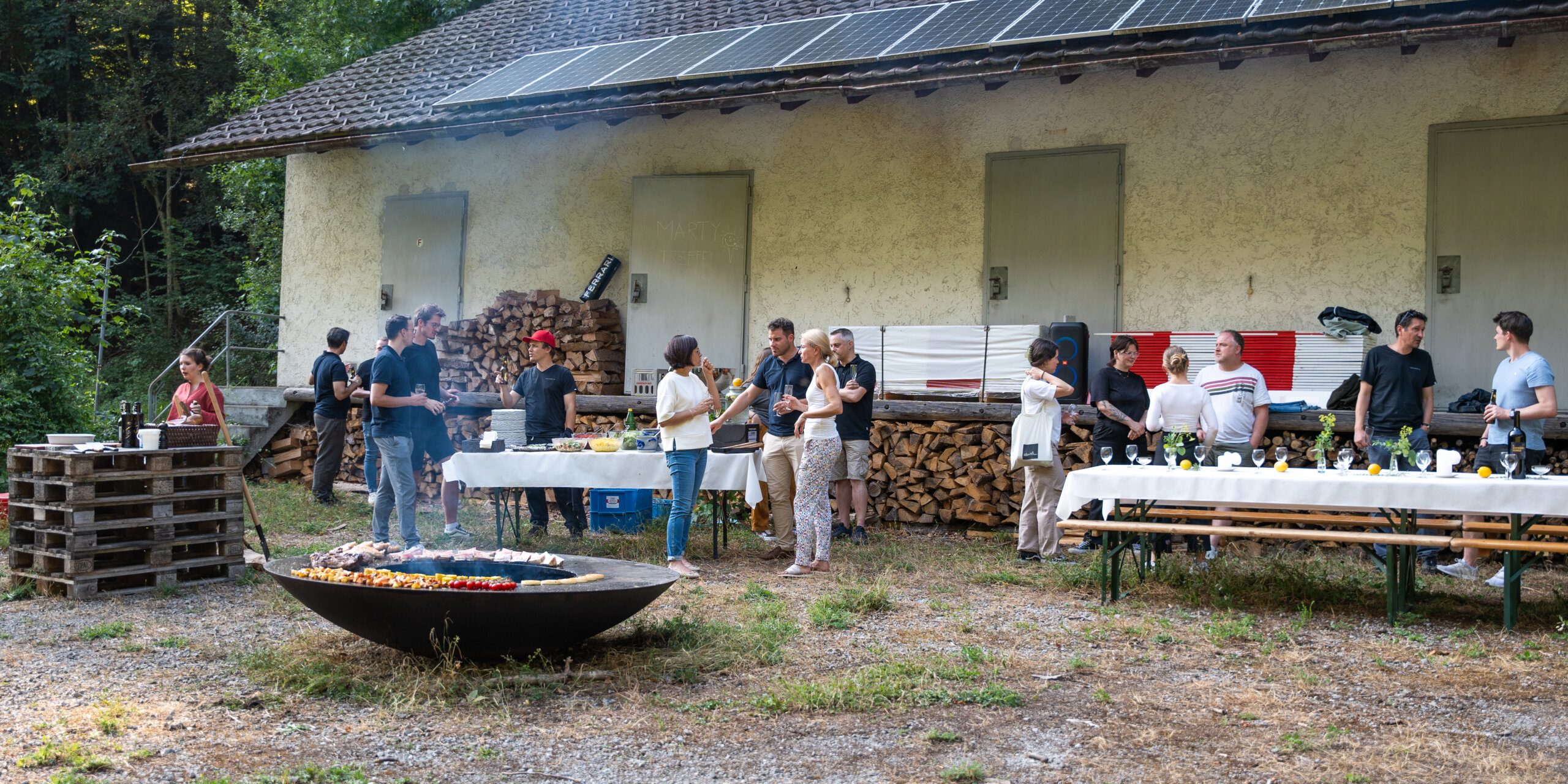 Bürogrill nach Skills Day, marty architektur