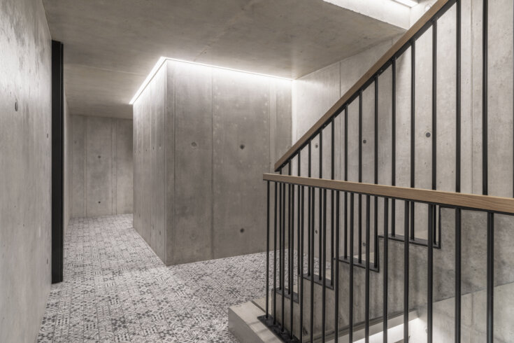 Tierpark Goldau, Wohnhaus, Treppenhaus, marty architektur ag