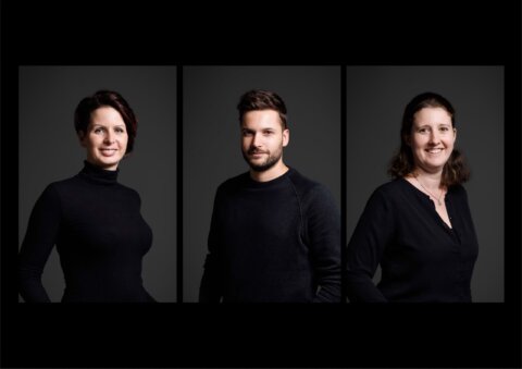 neue Mitarbeitende, Dora Kevin und Ramona, marty architektur