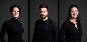 neue Mitarbeitende, Dora Kevin und Ramona, marty architektur