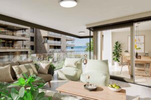 Parco Lago Altendorf, Visualisierung Balkon, marty architektur