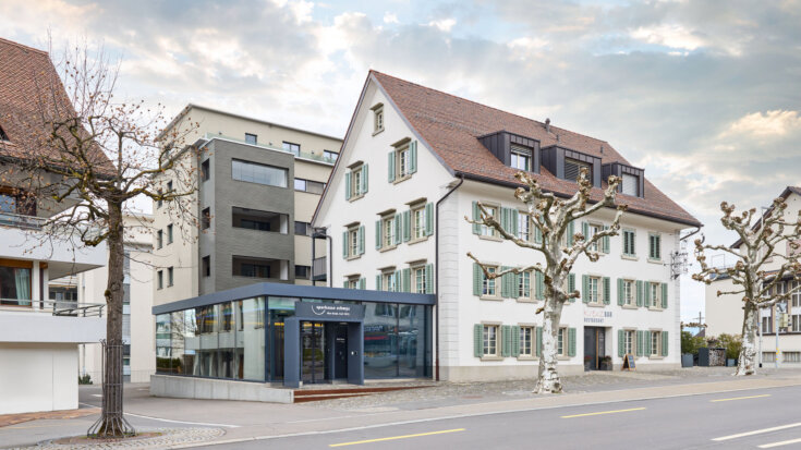 Sparkasse Altendorf, Aussenaufnahme, marty architektur