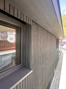 Oberdorfstrasse Rothenthurm, Baufoto Fassade, marty architektur