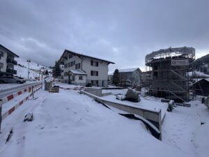 Oberdorfstrasse Rothenthurm, Baufoto aussen, marty architektur
