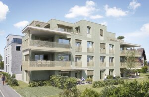 Bürgerheimstrasse Lachen, Aussenvisualisierung, marty architektur
