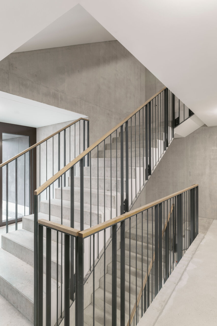 Riedlisgatter Rothenthurm, Treppenhaus, marty architektur