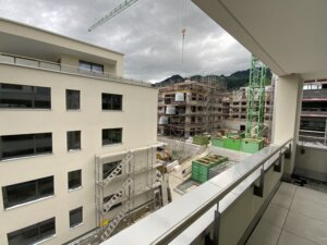 Seewen Feld Seewen, Baufoto Ausblick auf Baustelle, marty architektur