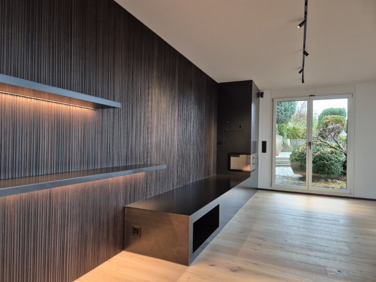 Erlenhalde Wollerau, Wohnzimmer, marty architektur