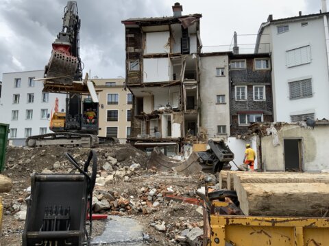 Baustelle Hofstatt, Einsiedeln